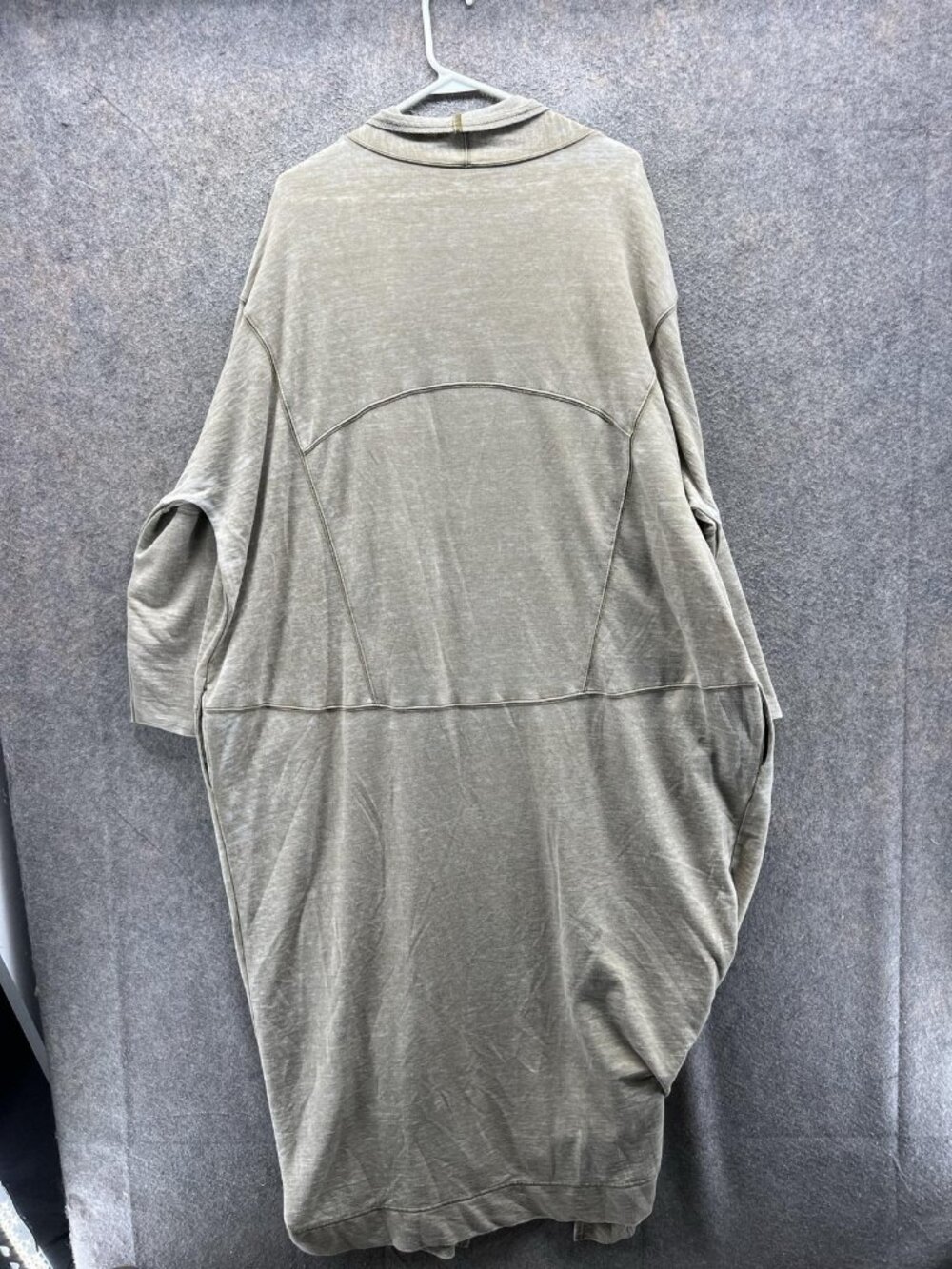 Free People Cardigan Sweater Womens Small Beige V Neck Long Duster Open - Picture 8 of 11